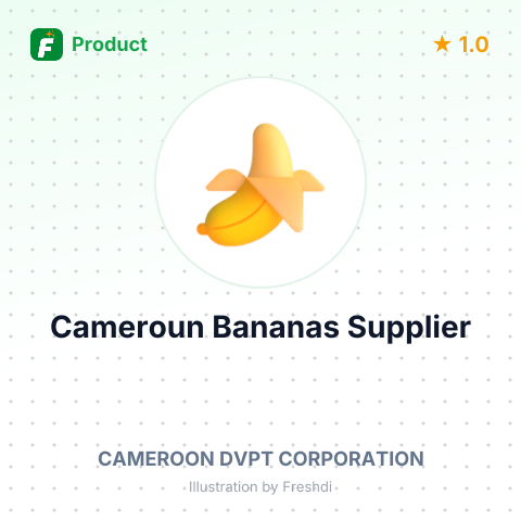 Cameroun Bananas – product summary card, no photo uploaded yet