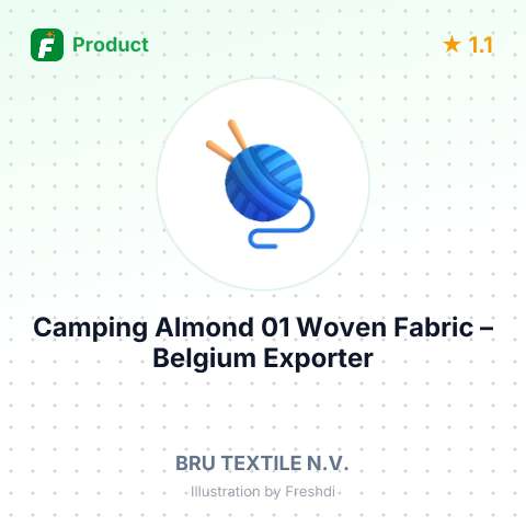 Camping Almond 01 Woven Fabric – summary card, no photo uploaded yet