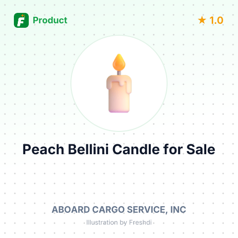 Candle Peach Bellini – summary card, no photo uploaded yet