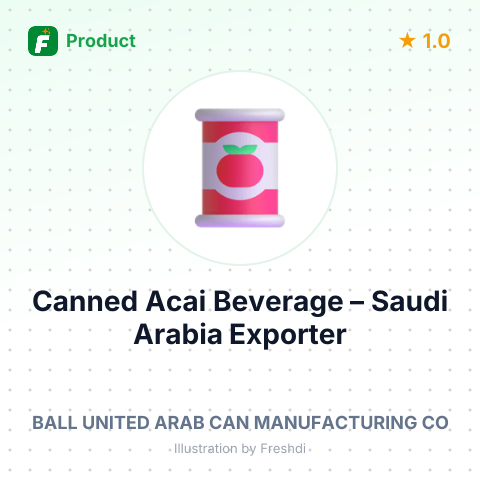 Canned Acai Beverage – summary card, no photo uploaded yet