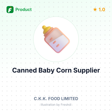 Canned Baby Corn – summary card, no photo uploaded yet