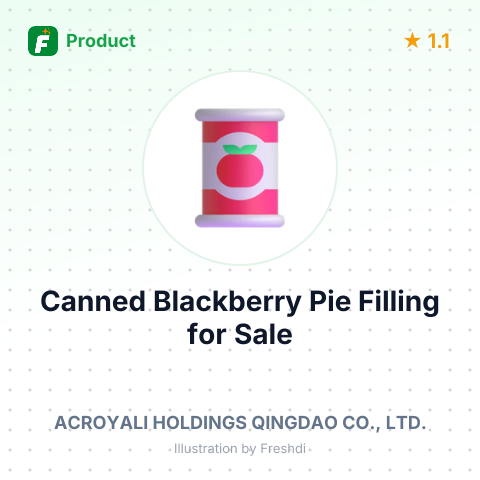 Canned Blackberry Pie Filling – summary card, no photo uploaded yet