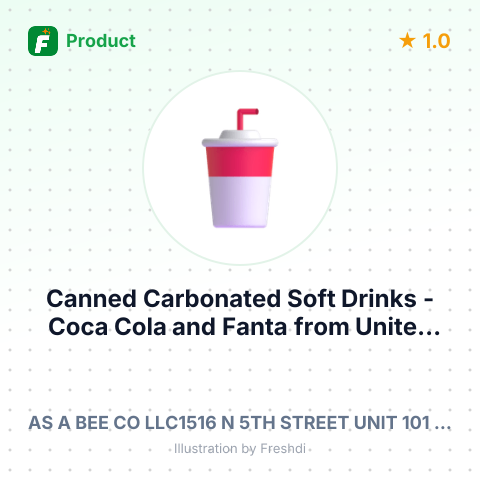 Canned Carbonated Soft Drinks - Coca Cola and Fanta – summary card, no photo uploaded yet