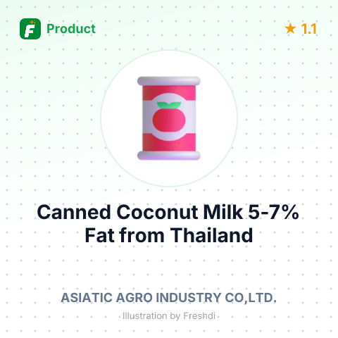 Canned Coconut Milk 5-7% Fat – summary card, no photo uploaded yet