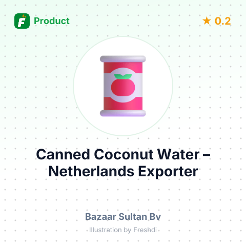 Canned Coconut Water – summary card, no photo uploaded yet