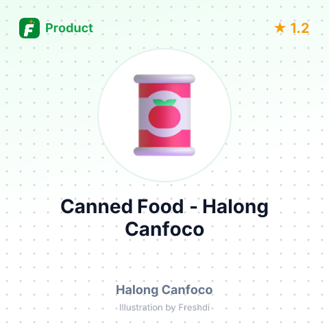 Canned Food – summary card, no photo uploaded yet