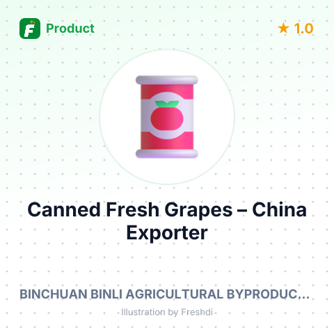 Canned Fresh Grapes – summary card, no photo uploaded yet