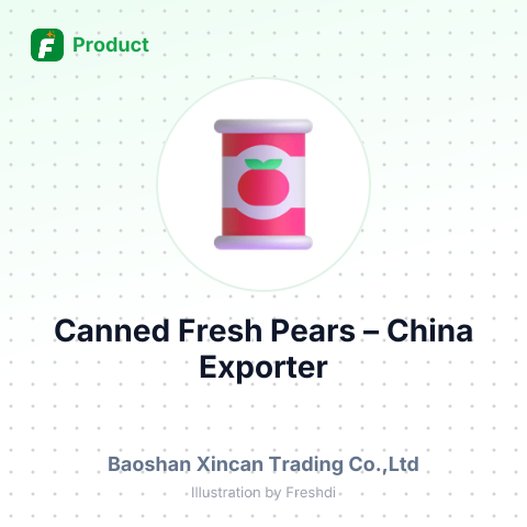 Canned Fresh Pears – summary card, no photo uploaded yet