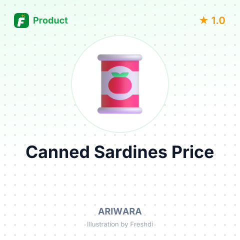 Canned King Bell Sardines in Tomato Sauce – summary card, no photo uploaded yet