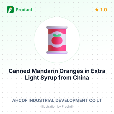 Canned Mandarin Oranges in Extra Light Syrup – summary card, no photo uploaded yet