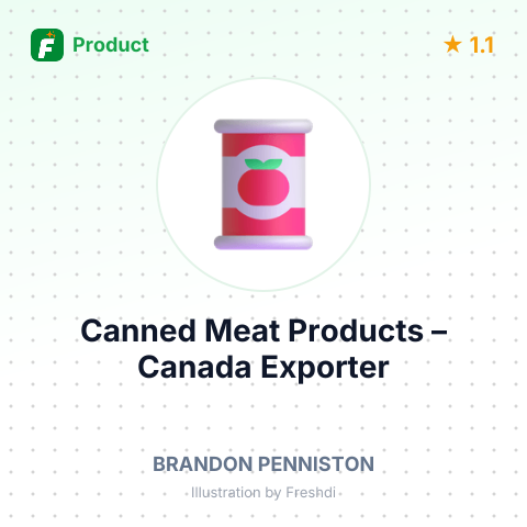 Canned Meat Products – summary card, no photo uploaded yet