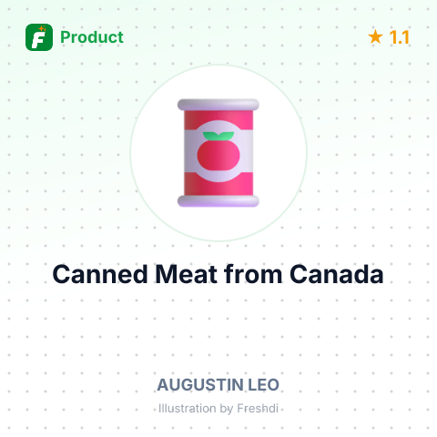 Canned Meat – summary card, no photo uploaded yet