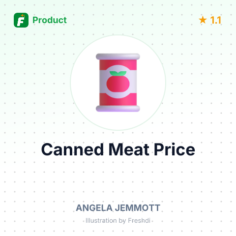 Canned Meat with Rice Flour – summary card, no photo uploaded yet