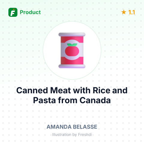 Canned Meat with Rice and Pasta – summary card, no photo uploaded yet