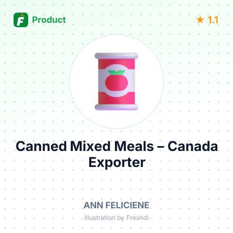 Canned Mixed Meals – summary card, no photo uploaded yet