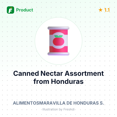 Canned Nectar Assortment – summary card, no photo uploaded yet