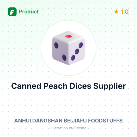 Canned Peach Dices – summary card, no photo uploaded yet