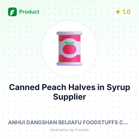 Canned Peach Halves in Syrup – summary card, no photo uploaded yet