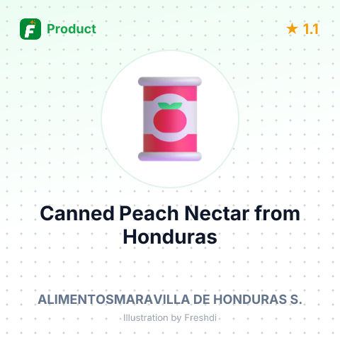 Canned Peach Nectar – summary card, no photo uploaded yet