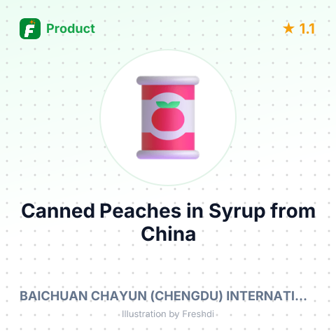 Canned Peaches in Syrup – summary card, no photo uploaded yet