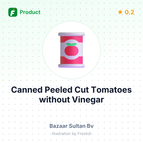 Canned Peeled Cut Tomatoes without Vinegar – summary card, no photo uploaded yet