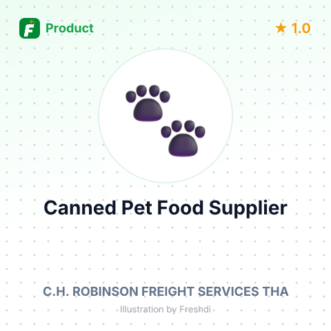 Canned Pet Food – summary card, no photo uploaded yet