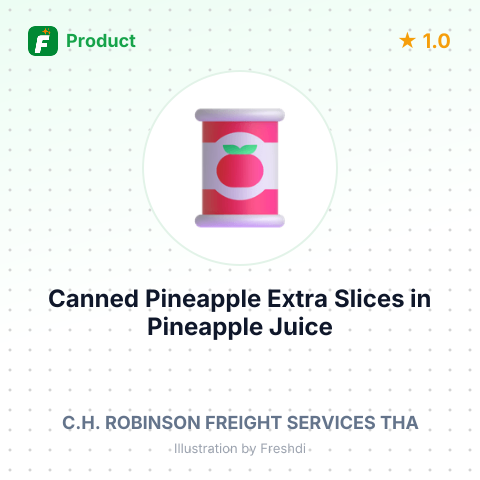 Canned Pineapple Extra Slices in Pineapple Juice – summary card, no photo uploaded yet
