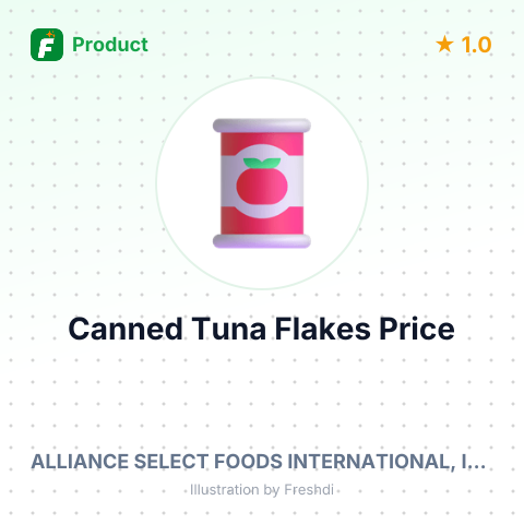 Canned Skipjack Tuna Flakes in Sunflower Oil with Tomato Dressing – summary card, no photo uploaded yet