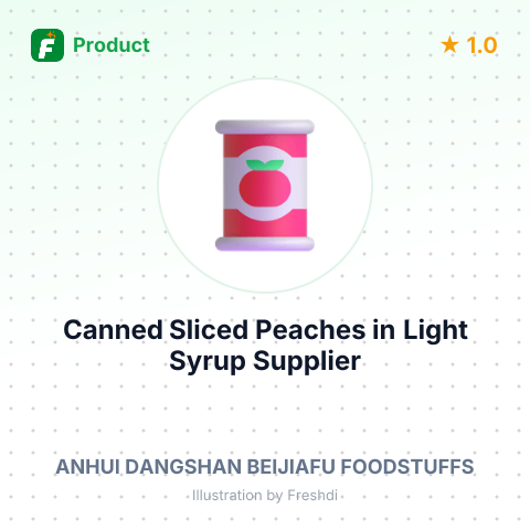 Canned Sliced Peaches in Light Syrup – summary card, no photo uploaded yet