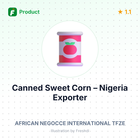 Canned Sweet Corn – summary card, no photo uploaded yet