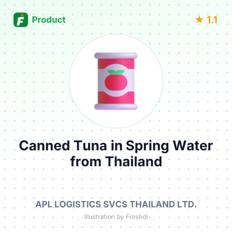 Canned Tuna in Spring Water – summary card, no photo uploaded yet