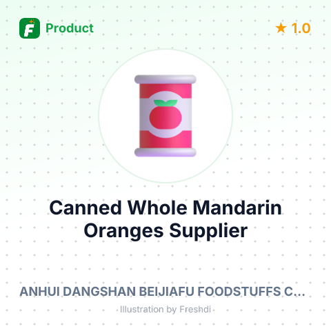 Canned Whole Mandarin Oranges – summary card, no photo uploaded yet