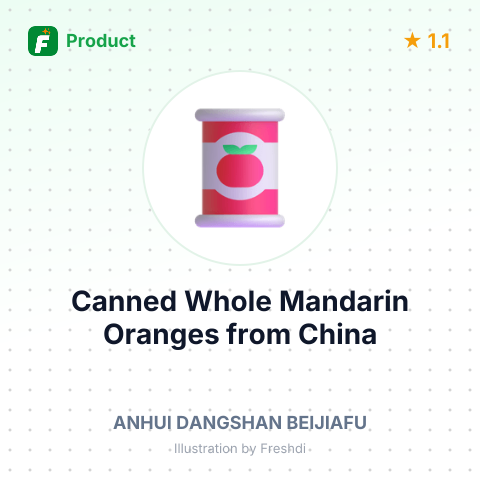 Canned Whole Mandarin Oranges – summary card, no photo uploaded yet