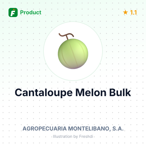 Cantaloupe Melons, Fresh – summary card, no photo uploaded yet