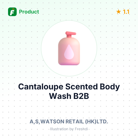 Cantaloupe Scented Cream Body Wash – summary card, no photo uploaded yet