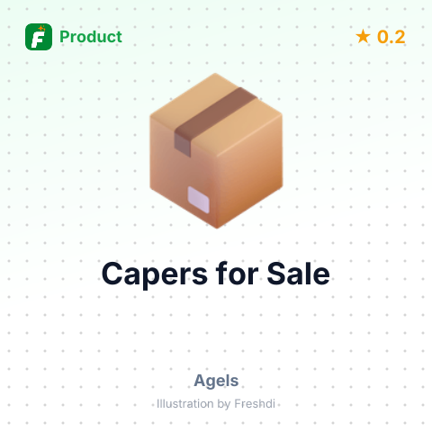 Capers – summary card, no photo uploaded yet