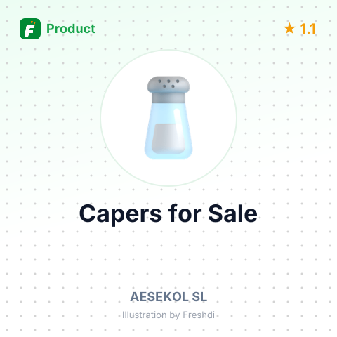 Capers in Salt – summary card, no photo uploaded yet