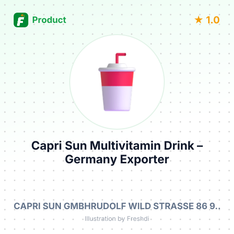 Capri Sun Multivitamin Drink – summary card, no photo uploaded yet