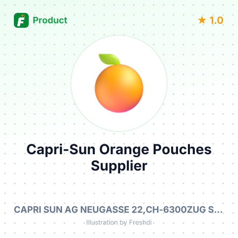 Capri-Sun Orange Pouches – summary card, no photo uploaded yet