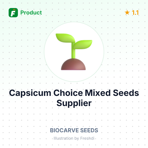Capsicum Choice Mixed Seeds – product summary card, no photo uploaded yet