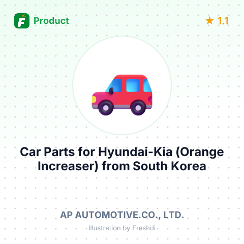 Car Parts for Hyundai-Kia (Orange Increaser) – summary card, no photo uploaded yet