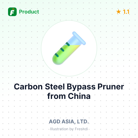 Carbon Steel Bypass Pruner – summary card, no photo uploaded yet