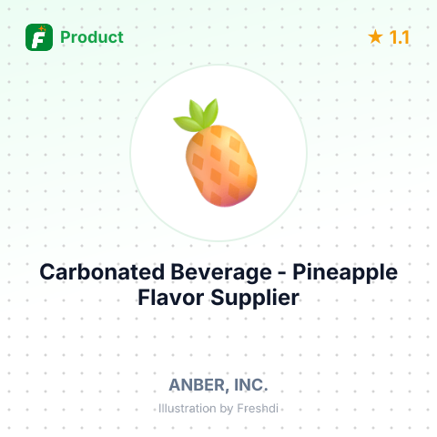 Carbonated Beverage - Pineapple Flavor – summary card, no photo uploaded yet