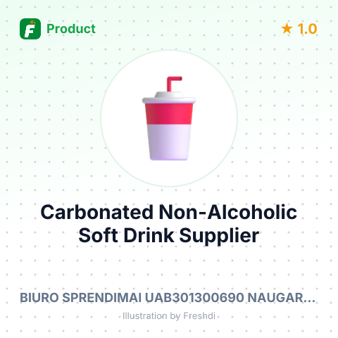 Carbonated Non-Alcoholic Soft Drink – summary card, no photo uploaded yet