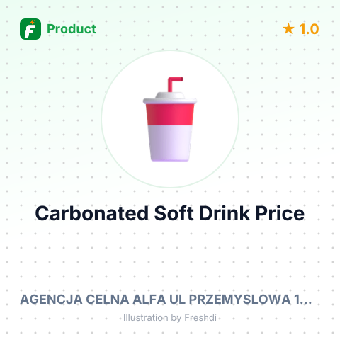 Carbonated Soft Drink in Cans – summary card, no photo uploaded yet