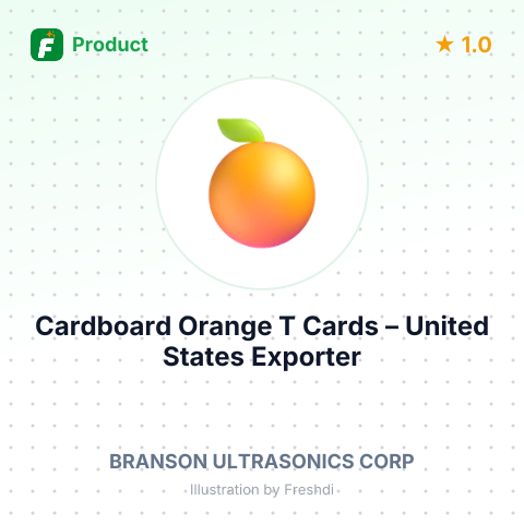 Cardboard Orange T Cards – summary card, no photo uploaded yet