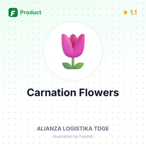Carnation Flowers – summary card, no photo uploaded yet