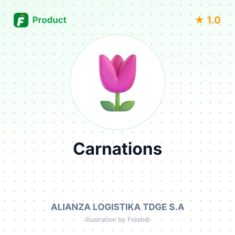 Carnations – summary card, no photo uploaded yet