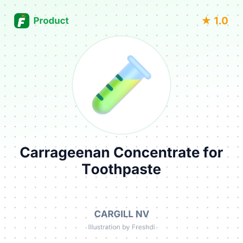 Carrageenan Concentrate for Toothpaste Manufacturing – summary card, no photo uploaded yet