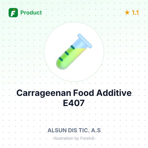Carrageenan Food Additive E407 – summary card, no photo uploaded yet